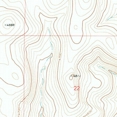 United States Geological Survey Rufino Butte, OR (1972, 24000-Scale) digital map