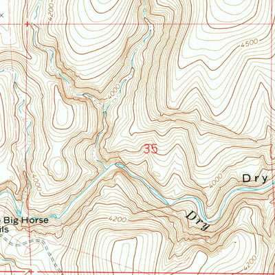 United States Geological Survey Rufino Butte, OR (1972, 24000-Scale) digital map