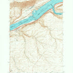 United States Geological Survey Rufus, OR-WA (1971, 24000-Scale) digital map