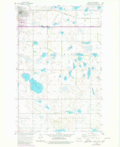 United States Geological Survey Rugby, ND (1955, 24000-Scale) digital map
