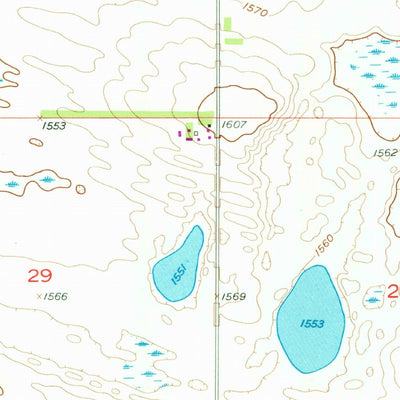United States Geological Survey Rugby, ND (1955, 24000-Scale) digital map