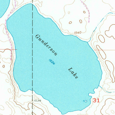 United States Geological Survey Rugby, ND (1955, 24000-Scale) digital map