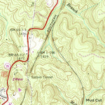 United States Geological Survey Rugby, TN (1952, 24000-Scale) digital map
