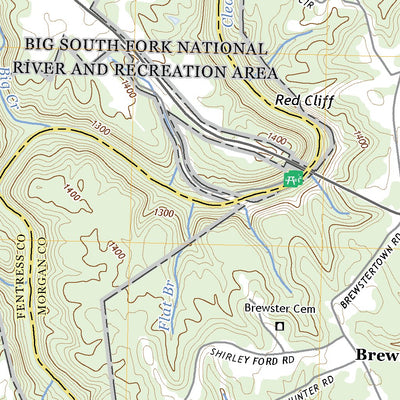 United States Geological Survey Rugby, TN (2022, 24000-Scale) digital map