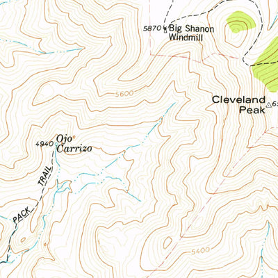 United States Geological Survey Ruidosa Hot Springs, TX (1979, 24000-Scale) digital map