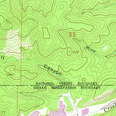 United States Geological Survey Ruidoso, NM (1963, 24000-Scale) digital map