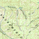 United States Geological Survey Ruidoso, NM (1984, 100000-Scale) digital map