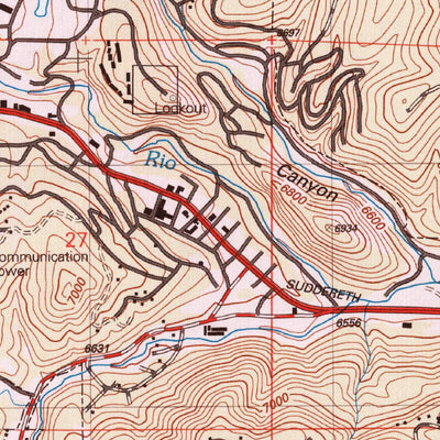 United States Geological Survey Ruidoso, NM (2004, 24000-Scale) digital map