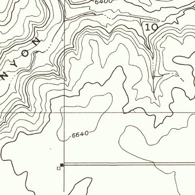 United States Geological Survey Ruin Canyon, CO (1957, 24000-Scale) digital map