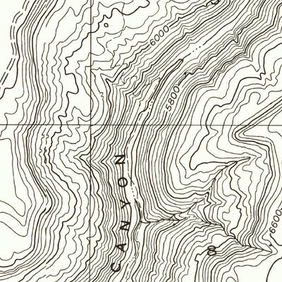 United States Geological Survey Ruin Canyon, CO (1957, 24000-Scale) digital map