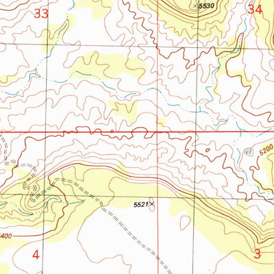 United States Geological Survey Ruin Point, UT-CO (1985, 24000-Scale) digital map