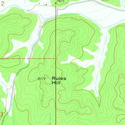 United States Geological Survey Rules Hill, CO (1964, 24000-Scale) digital map