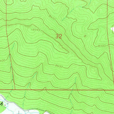 United States Geological Survey Rules Hill, CO (1964, 24000-Scale) digital map