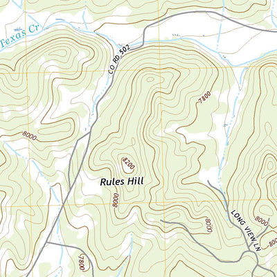United States Geological Survey Rules Hill, CO (2022, 24000-Scale) digital map