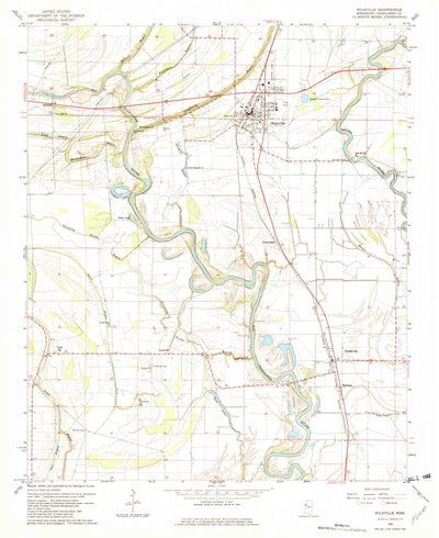 United States Geological Survey Ruleville, MS (1966, 24000-Scale) digital map