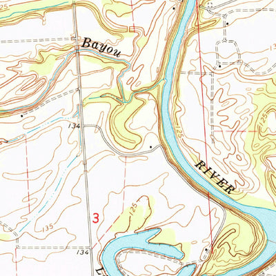 United States Geological Survey Ruleville, MS (1966, 24000-Scale) digital map