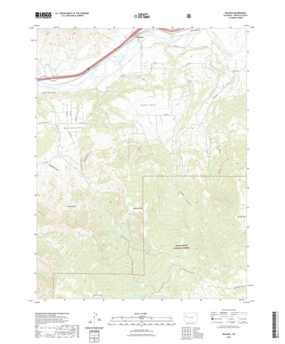 United States Geological Survey Rulison, CO (2022, 24000-Scale) digital map