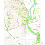 United States Geological Survey Rulo, NE-MO-KS (1965, 24000-Scale) digital map