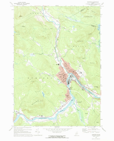 United States Geological Survey Rumford, ME (1969, 24000-Scale) digital map