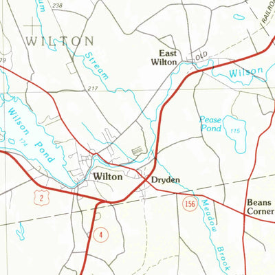 United States Geological Survey Rumford, ME (1986, 100000-Scale) digital map