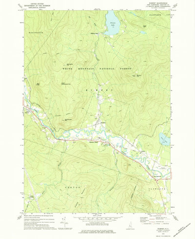 United States Geological Survey Rumney, NH (1973, 24000-Scale) digital map