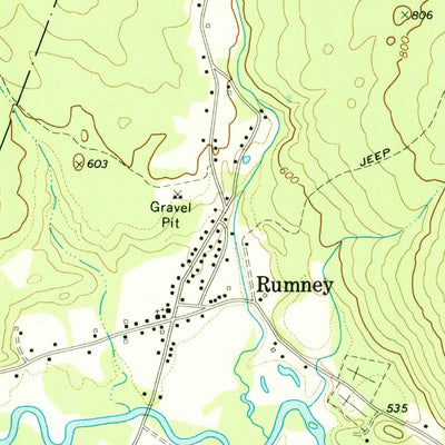 United States Geological Survey Rumney, NH (1973, 24000-Scale) digital map