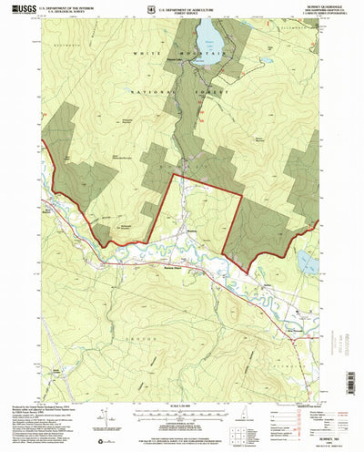 United States Geological Survey Rumney, NH (1995, 24000-Scale) digital map