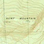 United States Geological Survey Rump Mountain, ME-NH (1989, 24000-Scale) digital map