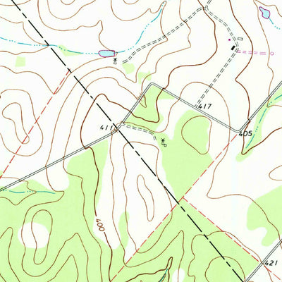 United States Geological Survey Runge, TX (1963, 24000-Scale) digital map