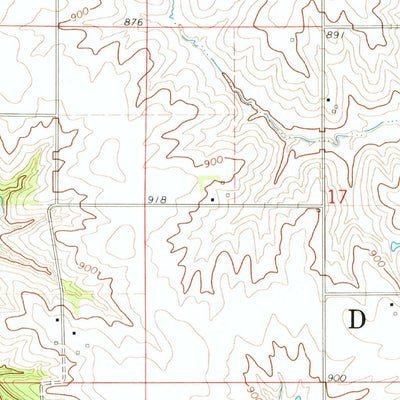 United States Geological Survey Runnells, IA (1972, 24000-Scale) digital map