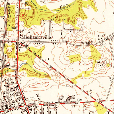 United States Geological Survey Runnemede, NJ (1952, 24000-Scale) digital map