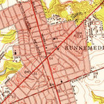 United States Geological Survey Runnemede, NJ (1952, 24000-Scale) digital map
