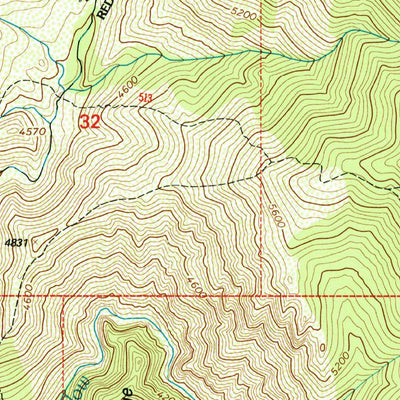 United States Geological Survey Running Lake, ID (1995, 24000-Scale) digital map