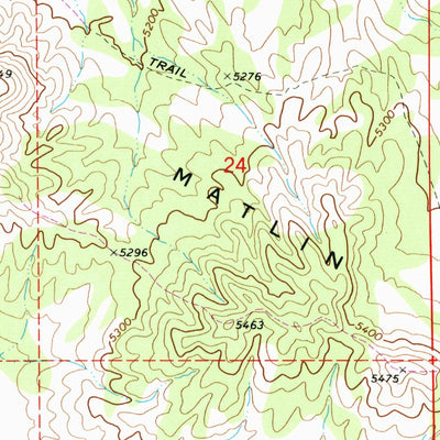 United States Geological Survey Runswick Wash, UT (1971, 24000-Scale) digital map