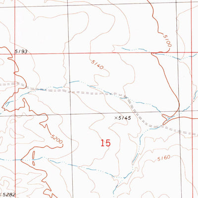 United States Geological Survey Runswick Wash, UT (1991, 24000-Scale) digital map