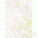 United States Geological Survey Runyan Bench, MT (1987, 24000-Scale) digital map