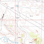 United States Geological Survey Runyan Bench, MT (1987, 24000-Scale) digital map