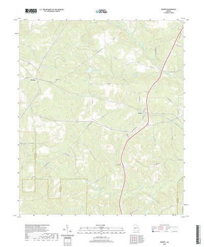 United States Geological Survey Rupert, GA (2020, 24000-Scale) digital map