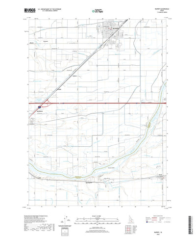 United States Geological Survey Rupert, ID (2020, 24000-Scale) digital map