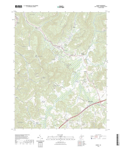 United States Geological Survey Rupert, WV (2023, 24000-Scale) digital map