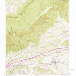United States Geological Survey Rural Retreat, VA (1959, 24000-Scale) digital map