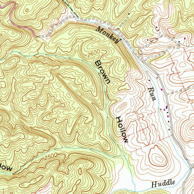 United States Geological Survey Rural Retreat, VA (1959, 24000-Scale) digital map