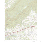 United States Geological Survey Rural Retreat, VA (2022, 24000-Scale) digital map