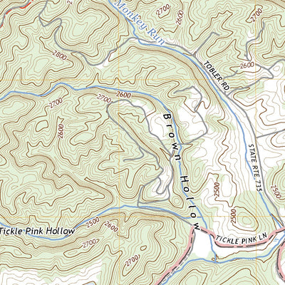 United States Geological Survey Rural Retreat, VA (2022, 24000-Scale) digital map