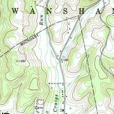 United States Geological Survey Rural Valley, PA (1969, 24000-Scale) digital map