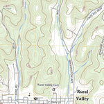 United States Geological Survey Rural Valley, PA (2023, 24000-Scale) digital map