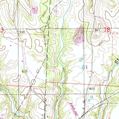 United States Geological Survey Ruraldale, OH (1994, 24000-Scale) digital map