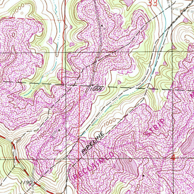 United States Geological Survey Ruraldale, OH (1994, 24000-Scale) digital map