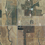 United States Geological Survey Rush Center SW, KS (2009, 24000-Scale) digital map