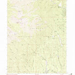 United States Geological Survey Rush Creek Lakes, CA (1982, 24000-Scale) digital map